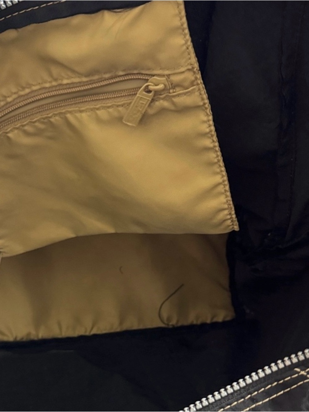 Kipling Black Canvas Duffel Bag with Contrast Stitching - Picture 6 of 7